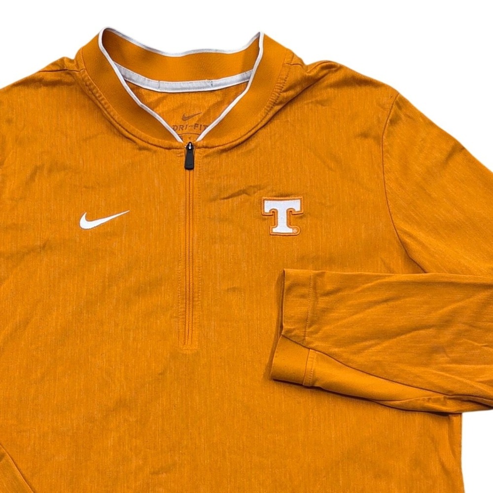 Nike Tennessee Volunteers Dri-FIT Quarter‎ Zip Pullover Orange Mens Large